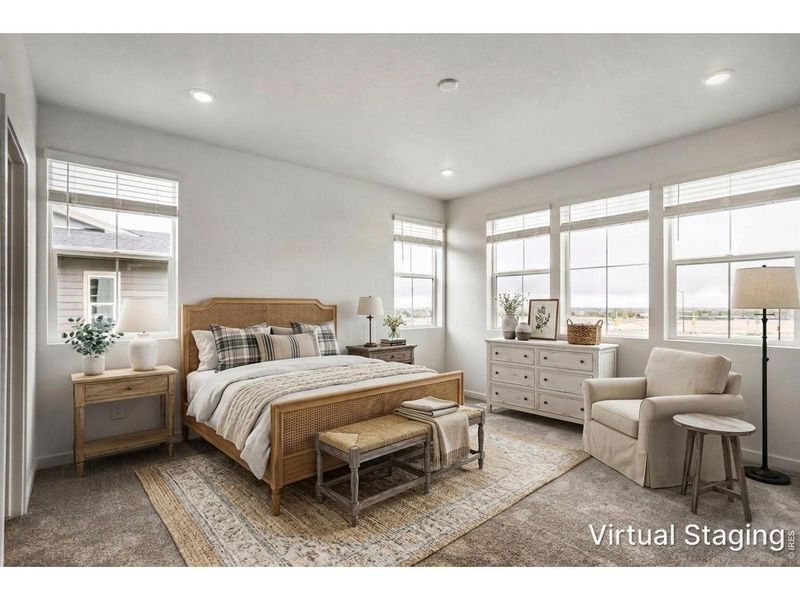 Furnished interior view inside a new home in Riano Ridge, Loveland (Image 4).