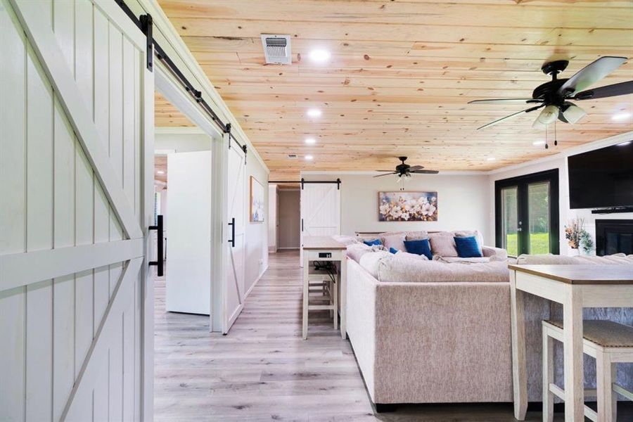 Furnished interior view inside a new home in , Powderly (Image 3).