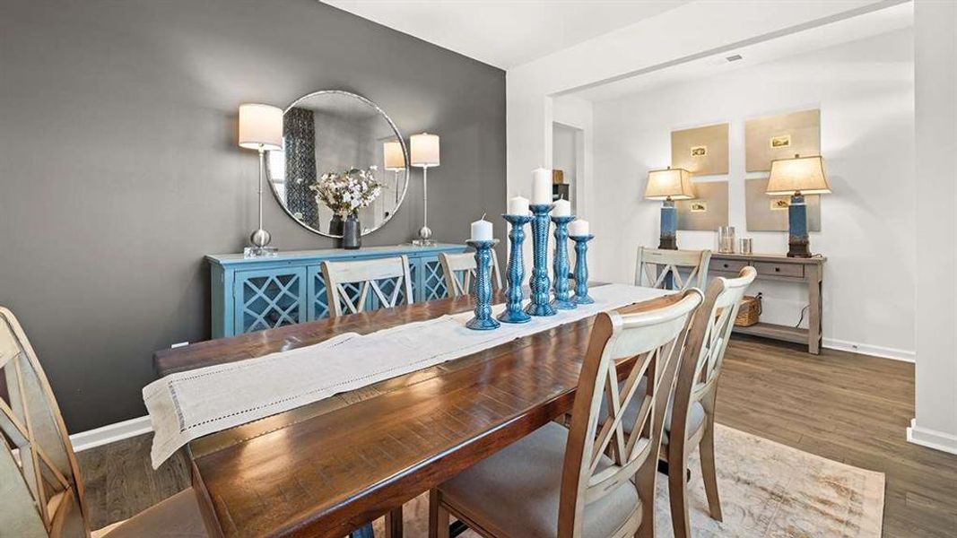 Furnished interior view inside a new home in Jackson Landing, Jefferson (Image 16).