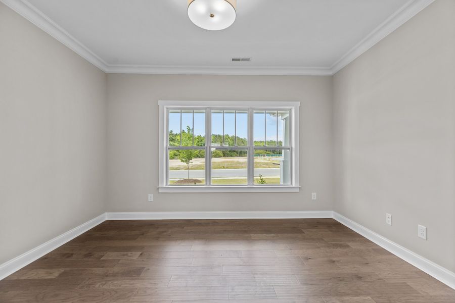 Representative unfurnished interior of a home built from the Haddock by Bill Clark Homes in Laurel Oaks, Greenville (Image 35).