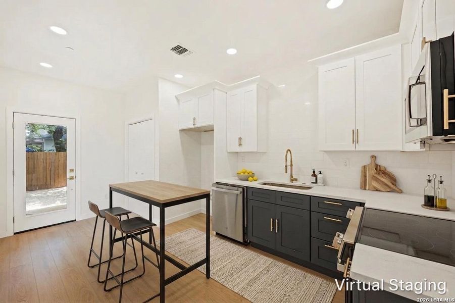 Furnished interior view inside a new home in , San Antonio (Image 15).