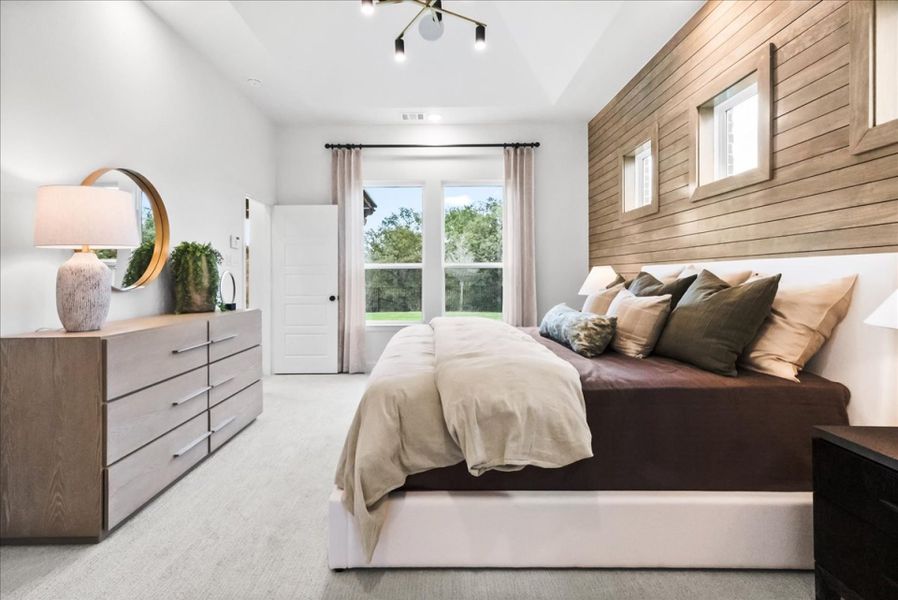 Furnished interior view inside a new home in The Reserve at Spiritas Ranch, Little Elm (Image 15).
