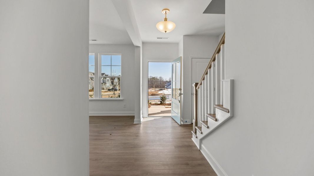 The Burton Plan in Farms at Bellingham by DRB Homes in Charlotte NC - Entryway