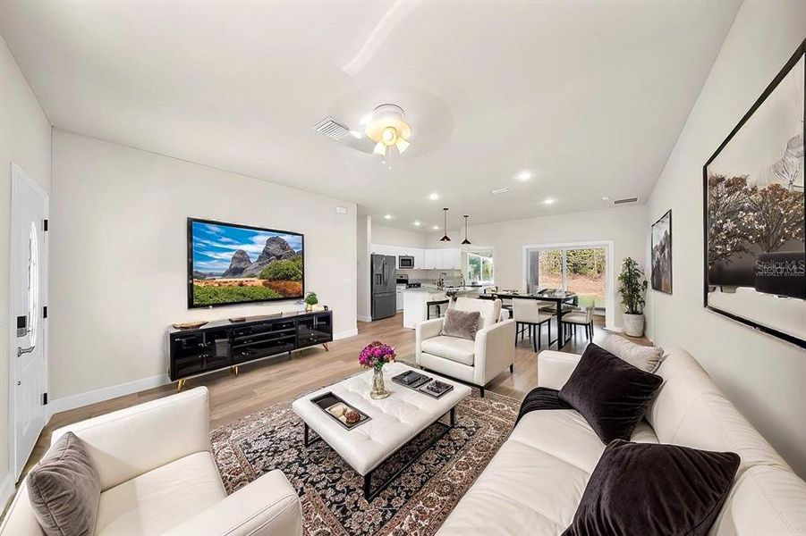 Furnished interior view inside a new home in , Ocala (Image 11).