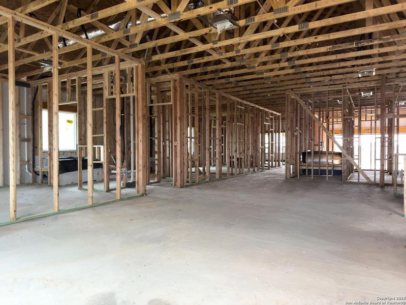 In-progress construction of a new home in Cordova Trails, Seguin, TX (Image 20).