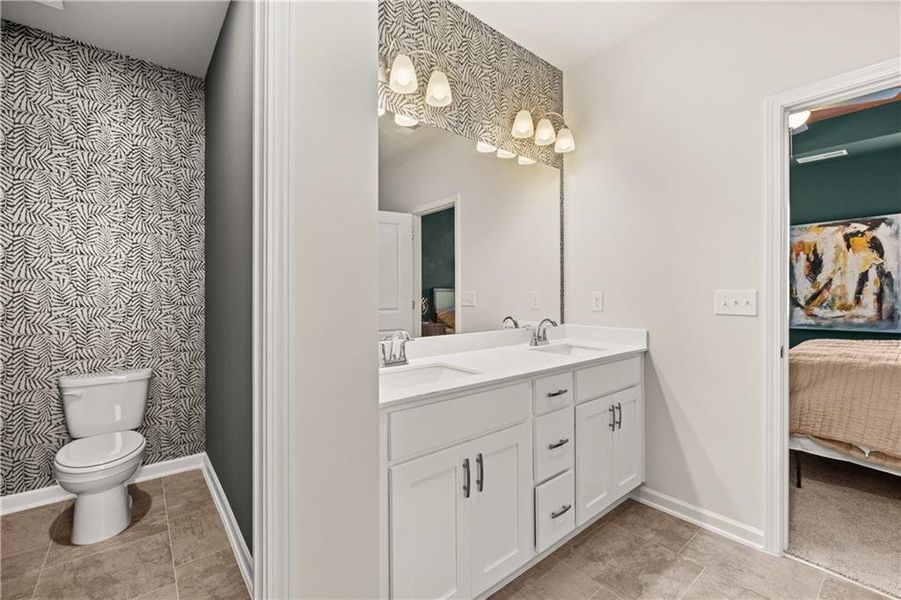 Furnished interior view inside a new home in Hillbrooke Preserve, Conyers (Image 3).