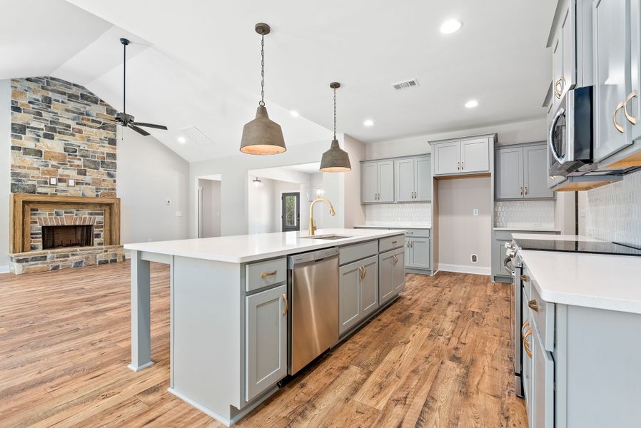 Furnished interior in a model home at Mitchell Farms in LaGrange (Image 7). Furnished interior in a model home at Mitchell Farms in LaGrange (Image 7).