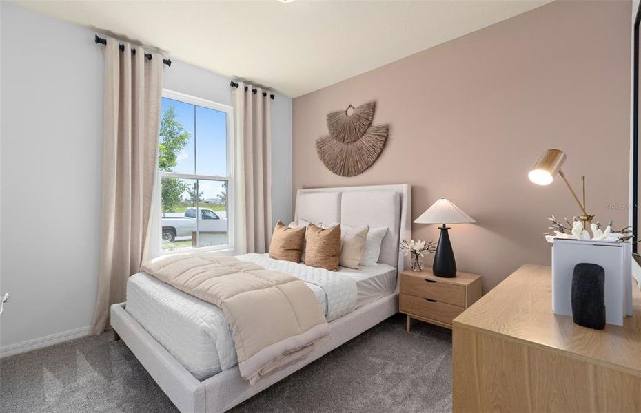 Furnished interior view inside a new home in EverBe, Orlando (Image 27).