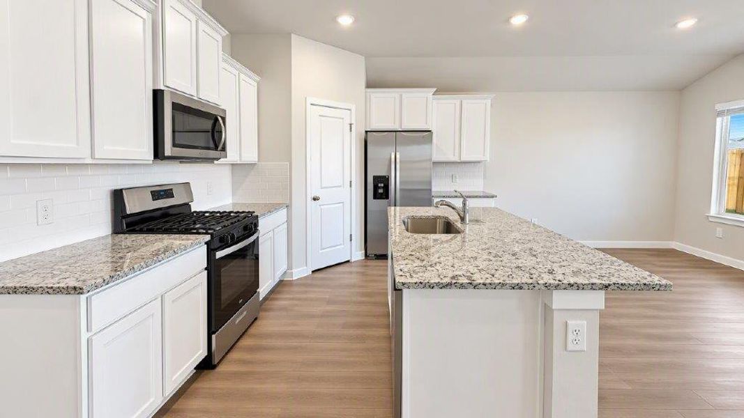 Furnished interior view inside a new home in Royal Oak South, Corpus Christi (Image 5).