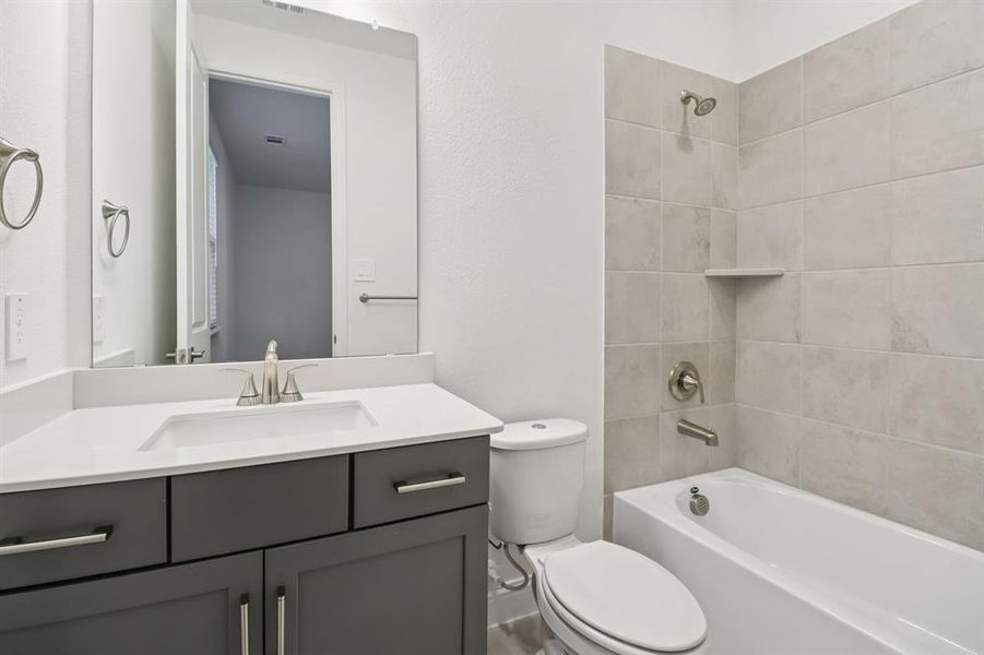 Furnished interior view inside a new home in Ashford Park - Texana Series, Corinth (Image 14).