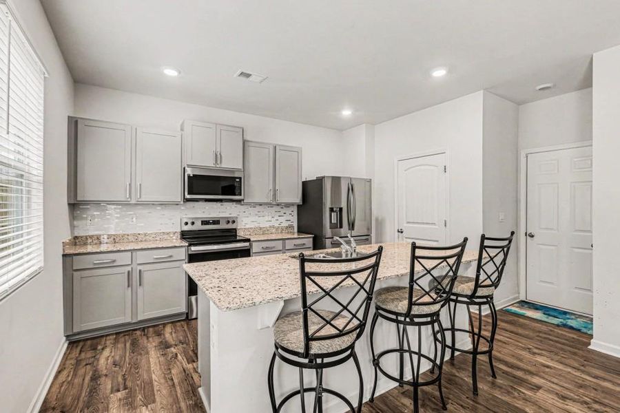 Furnished interior view inside a new home in , Fairburn (Image 8).