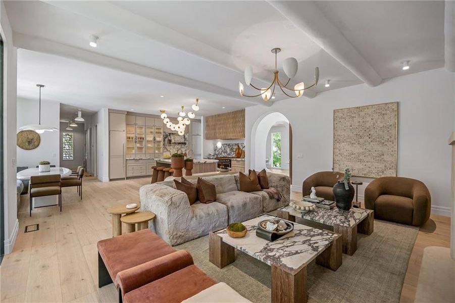 Furnished interior view inside a new home in , Brookhaven (Image 11).