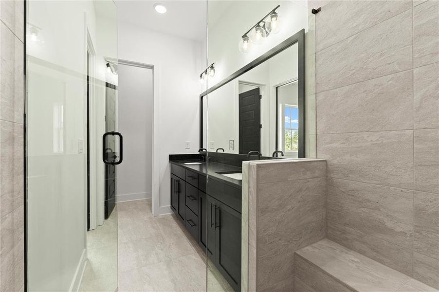 Furnished interior view inside a new home in , Alpharetta (Image 12).