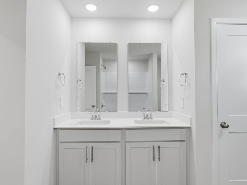 Furnished interior view inside a new home in Marshburn Landing - Signature Series, Wendell (Image 12). Furnished interior view inside a new home in Marshburn Landing - Signature Series, Wendell (Image 12).