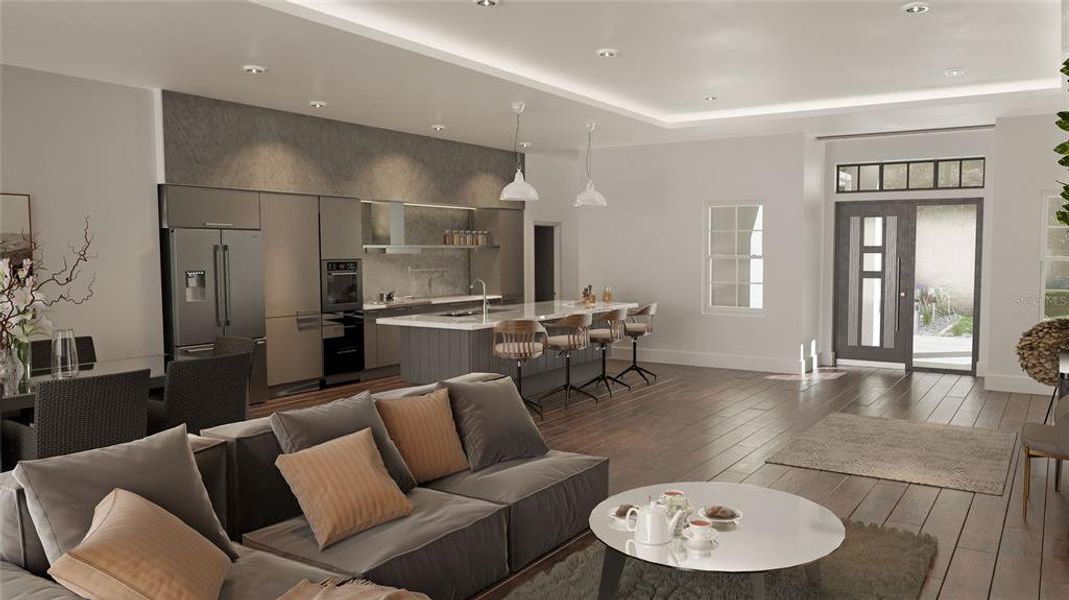 Furnished interior view inside a new home in , Port Charlotte (Image 7).