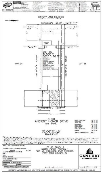 2D floor plan layout of this home in Laurel Farms, Brookshire, TX (Image 3). 2D floor plan layout of this home in Laurel Farms, Brookshire, TX (Image 3).