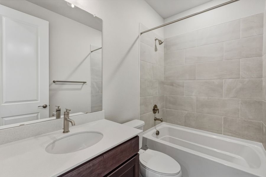 Furnished interior view inside a new home in Talon Pointe, Thornton (Image 9).