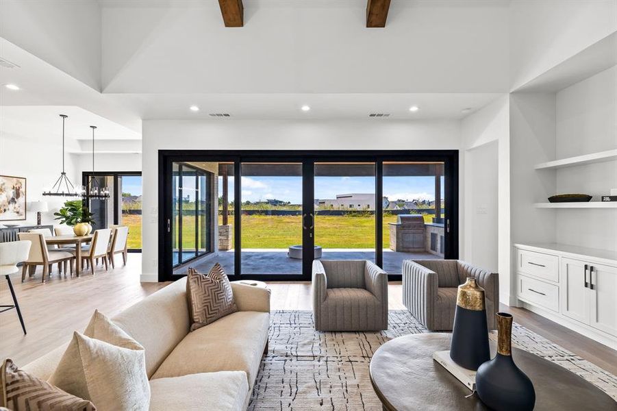 Furnished interior view inside a new home in , Heath (Image 29).