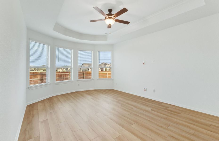 Spacious, unfurnished interior of a new home in Saddleback at Santa Rita Ranch, Liberty Hill (Image 43). Spacious, unfurnished interior of a new home in Saddleback at Santa Rita Ranch, Liberty Hill (Image 43).
