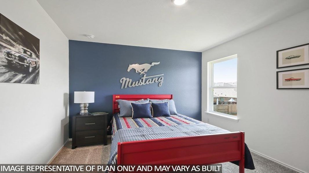 Furnished interior view inside a new home in Venetian Pines, Conroe (Image 11).