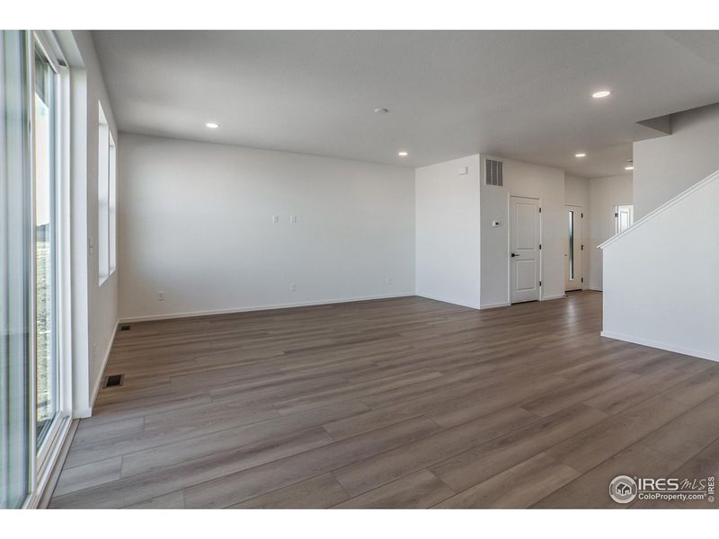 Spacious, unfurnished interior of a new home in Trailside Story Collection - Single Family Homes, Timnath (Image 34). Spacious, unfurnished interior of a new home in Trailside Story Collection - Single Family Homes, Timnath (Image 34).
