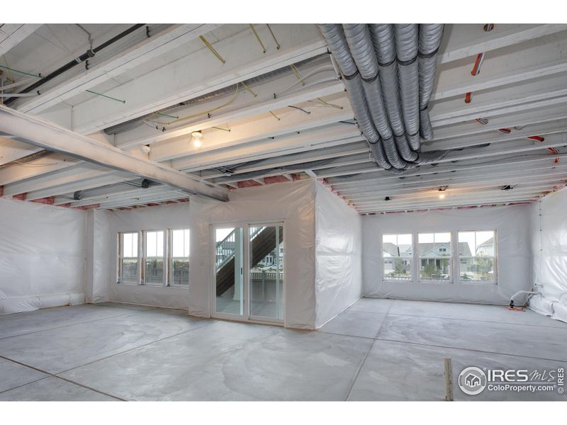 Expansive Unfinished Walk Out Basement Expansive Unfinished Walk Out Basement