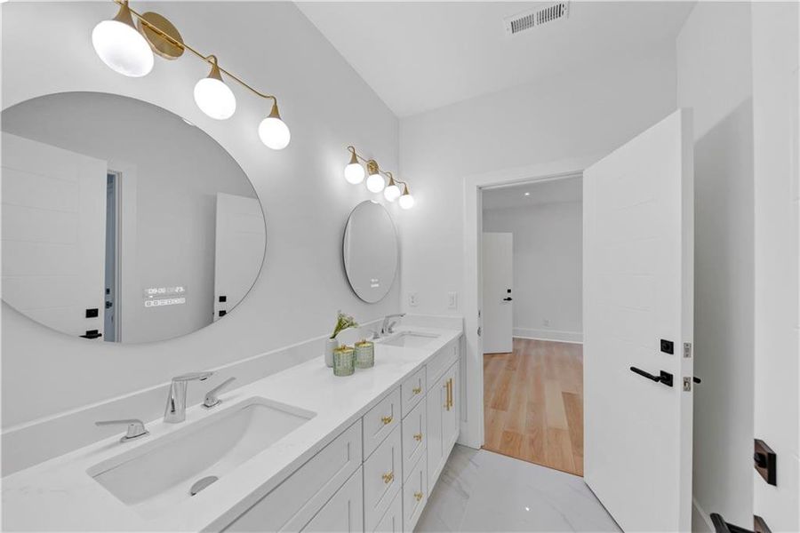 Furnished interior view inside a new home in , Marietta (Image 6).