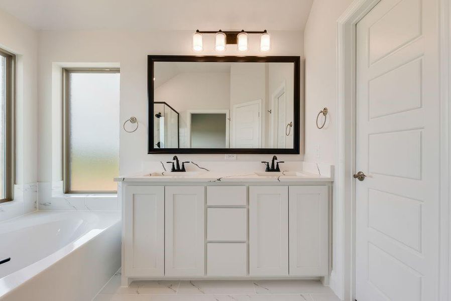 Furnished interior view inside a new home in , Whitesboro (Image 8).