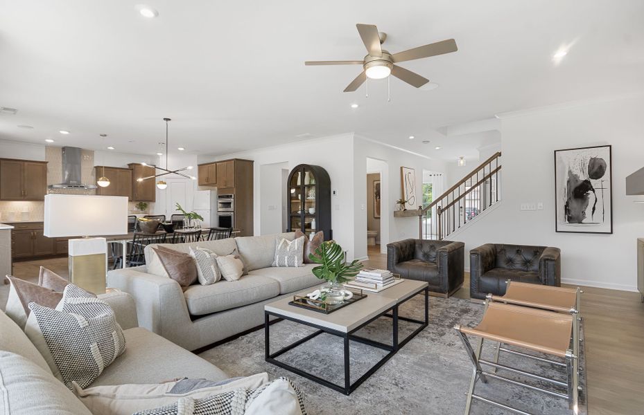 Furnished interior view inside a new home in Sierra Creek, Hoschton (Image 15). Furnished interior view inside a new home in Sierra Creek, Hoschton (Image 15).