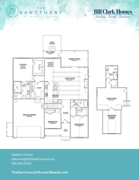 2D floor plan layout of this home in The Sanctuary at Sunset Beach, Sunset Beach, NC (Image 2). 2D floor plan layout of this home in The Sanctuary at Sunset Beach, Sunset Beach, NC (Image 2).