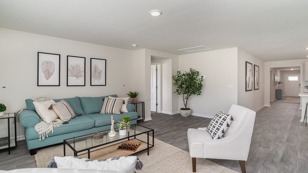 Furnished interior view inside a new home in Auberon Woods, Conway (Image 18).