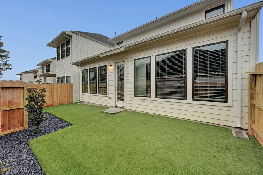 Exterior details and patio area of a home in Summer Place  35', Montgomery (Image 4).