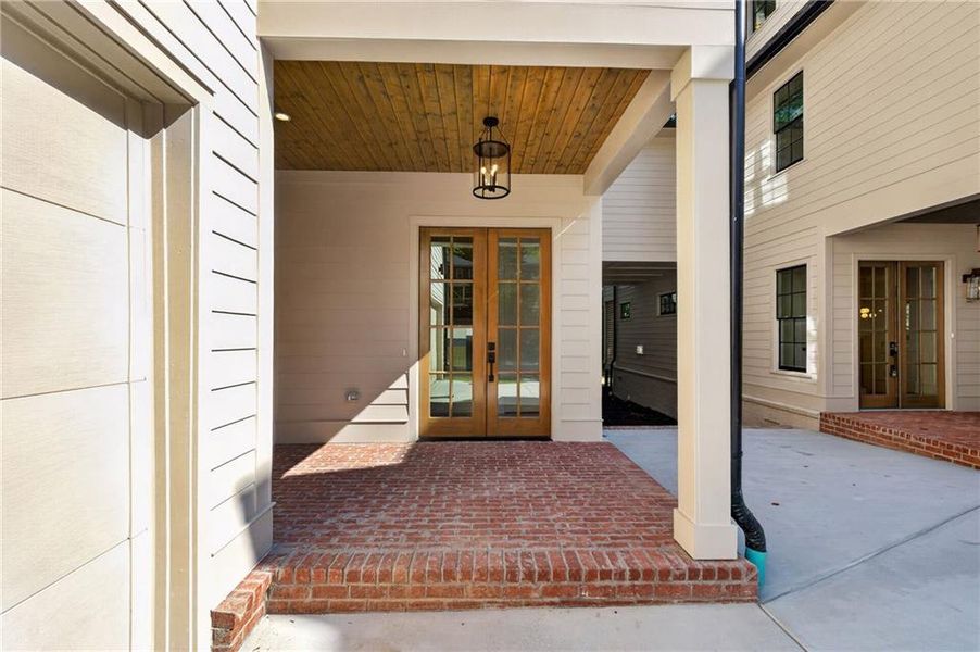 Exterior details and patio area of a home in , Atlanta (Image 31).