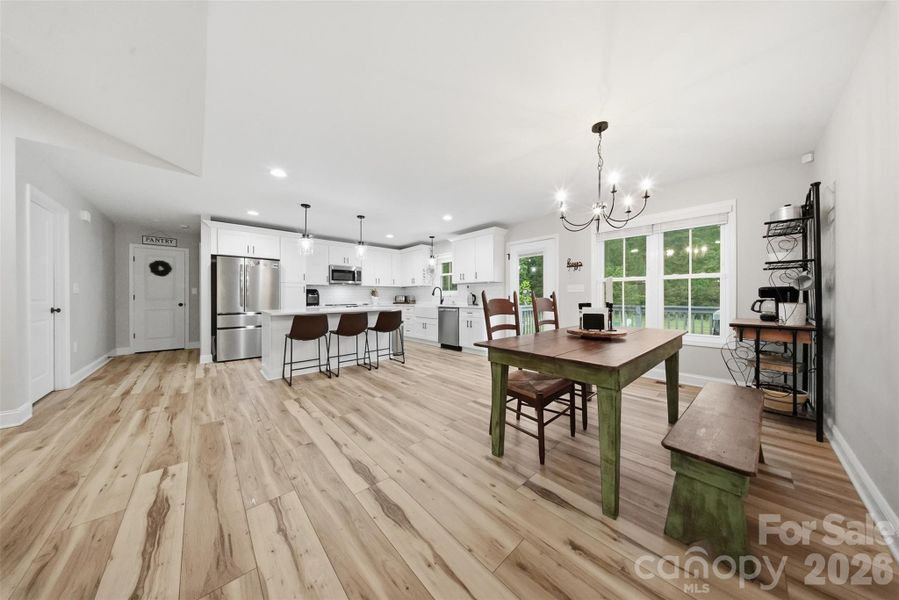 Furnished interior view inside a new home in , Crouse (Image 16).