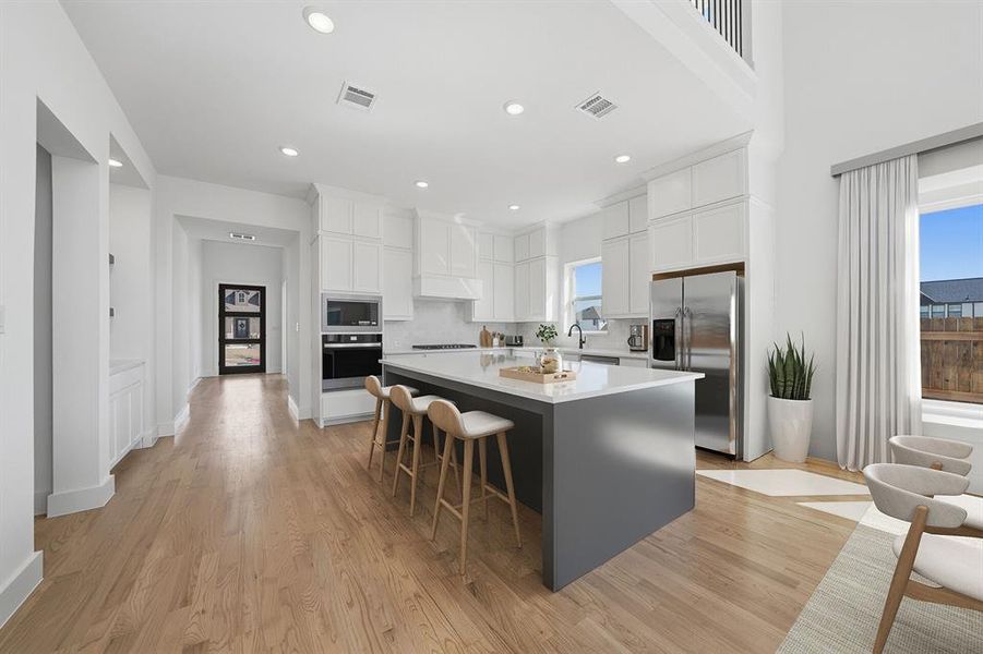 Furnished interior view inside a new home in Tavolo Park, Fort Worth (Image 16).