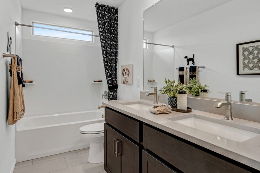 Representative furnished interior of a home built from the Walnut by Mattamy Homes in Blackhawk, Tucson (Image 16).