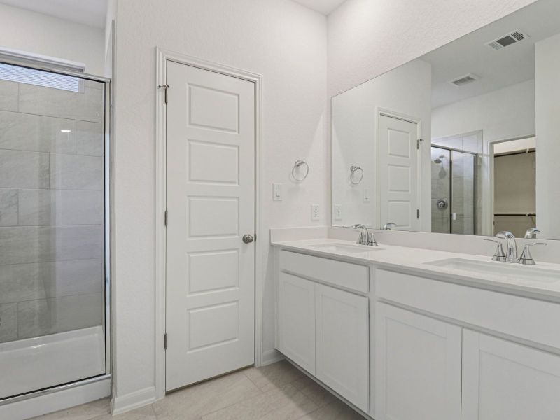 Furnished interior view inside a new home in Royal Crest, San Antonio (Image 9).
