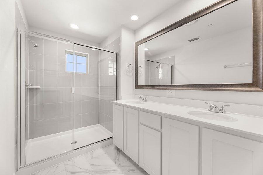 Representative exterior photo of a completed home built from the Palestine by Impression Homes in Main Street Village, Mansfield, TX (Image 16). Representative exterior photo of a completed home built from the Palestine by Impression Homes in Main Street Village, Mansfield, TX (Image 16).