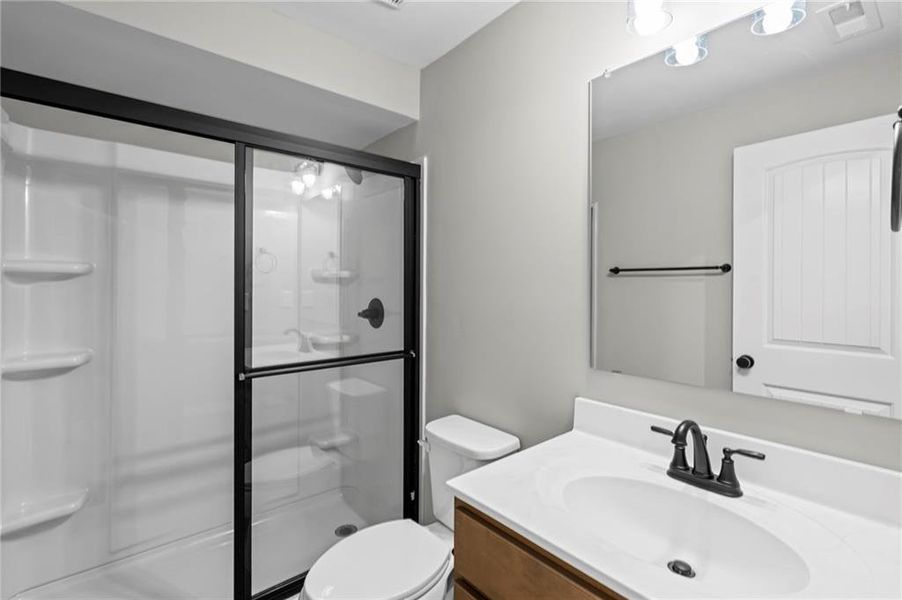 Furnished interior view inside a new home in Villas at Gold Creek, Dawsonville (Image 11).