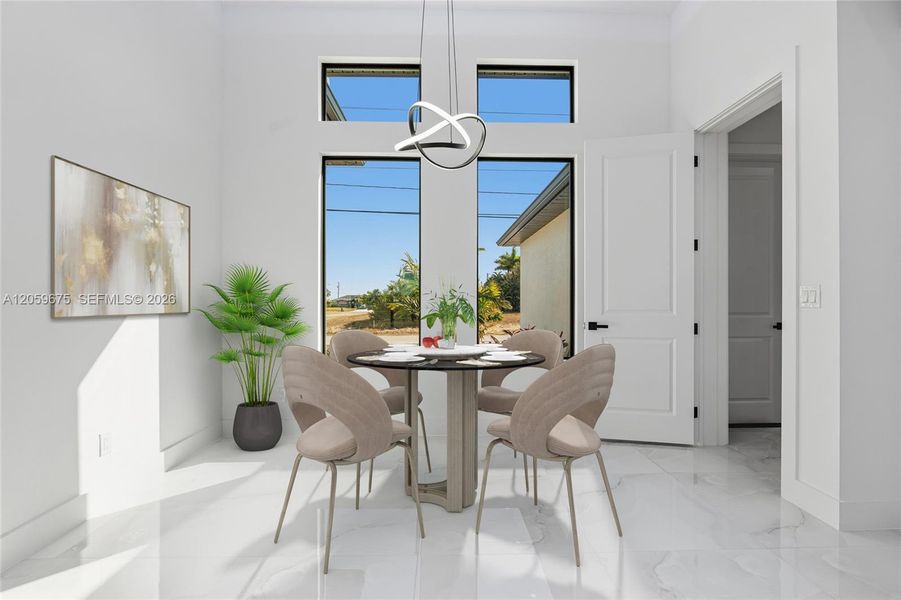 Furnished interior view inside a new home in , Cape Coral (Image 17).