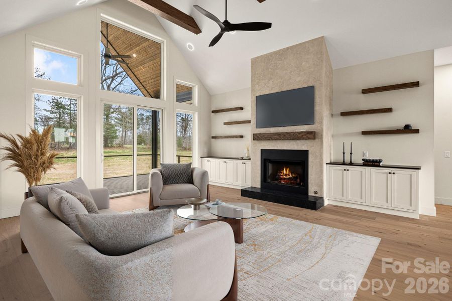 Furnished interior view inside a new home in , Fletcher (Image 7).