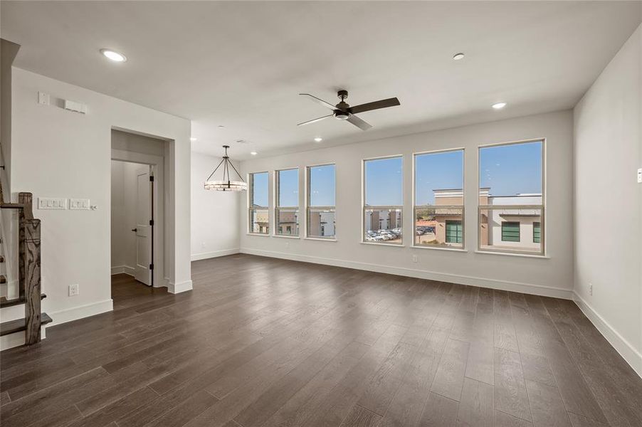 Beautifully appointed living spaces are a signature design element in our Palmer plan.