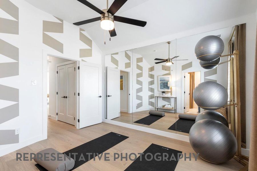 Furnished interior view inside a new home in Santa Rita Ranch, Liberty Hill (Image 26).