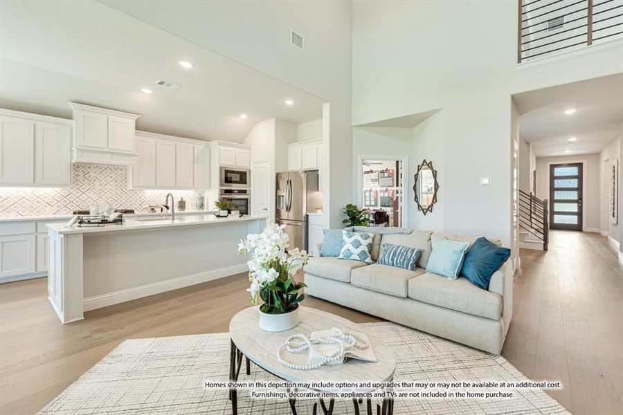 Furnished interior view inside a new home in Hulen Trails, Fort Worth (Image 16). Furnished interior view inside a new home in Hulen Trails, Fort Worth (Image 16).