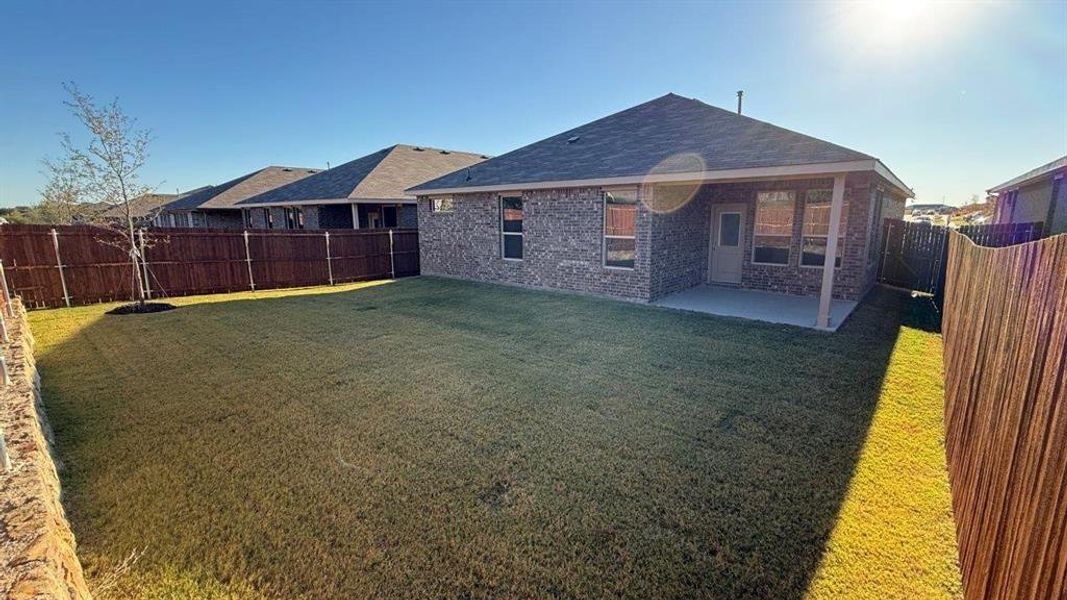 Exterior details and patio area of a home in Legado, Cleburne (Image 2). Exterior details and patio area of a home in Legado, Cleburne (Image 2).