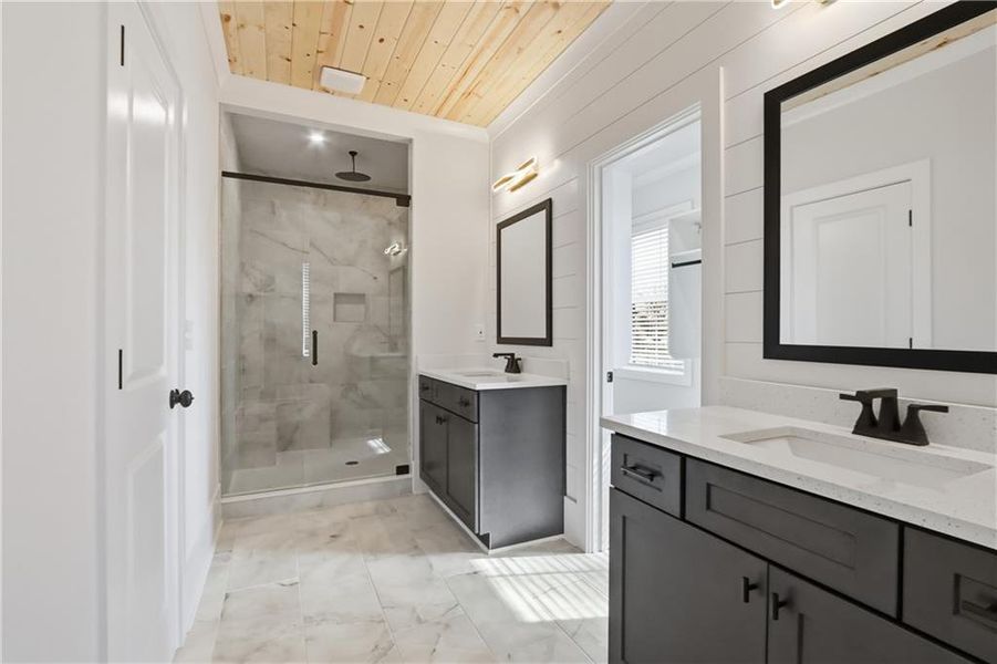 Furnished interior view inside a new home in , Braselton (Image 11).