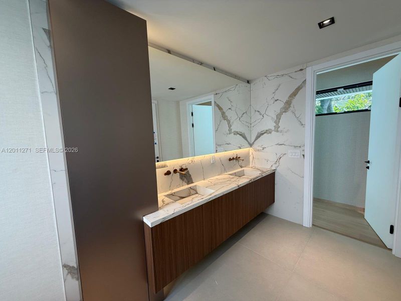 In-progress construction of a new home in , Miami, FL (Image 37).