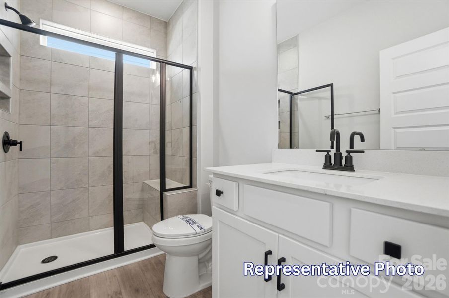 Furnished interior view inside a new home in , Sherrills Ford (Image 10).