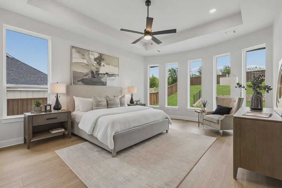Furnished interior view inside a new home in The Vines, Haslet (Image 9).