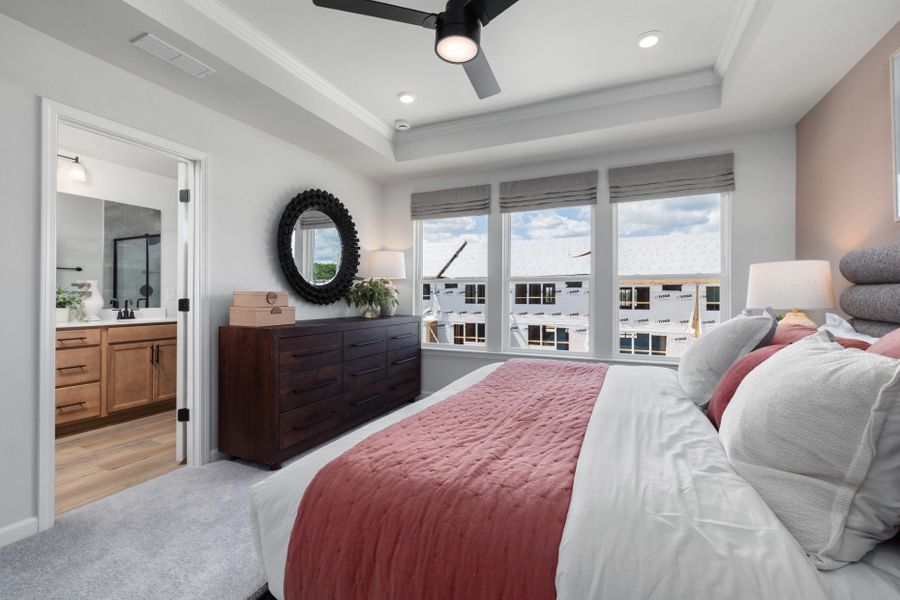 Representative furnished interior of a home built from the Broxton by Pulte Homes in Barclay Townes at The Pointe, Wilmington (Image 13). Representative furnished interior of a home built from the Broxton by Pulte Homes in Barclay Townes at The Pointe, Wilmington (Image 13).